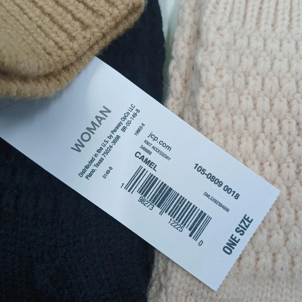 Liz Claiborne Gloves Womens‎ One Size Knit Long Elbow Warm Textured Winter